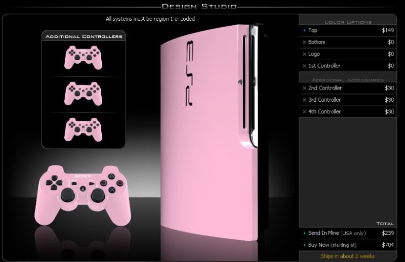 Pink Ps3 Slim