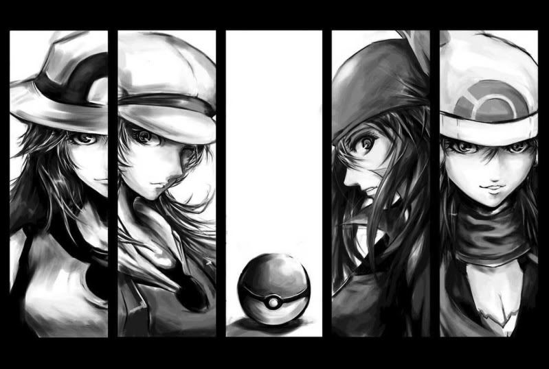 pokemon black and white girl trainer. Girl Pokemon Trainers