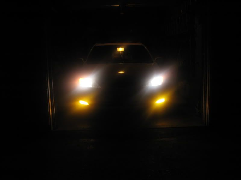 Would yellow fog lights look right on red car, or what bout other color