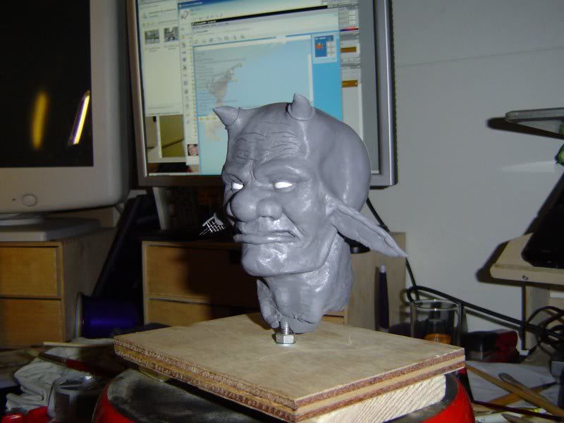 Darf (fimo sculpt) WIP -better pictures of last update - 1st try at sculpting Darf (fimo sculpt) WIP -better pictures of last update - 1st try at sculpting