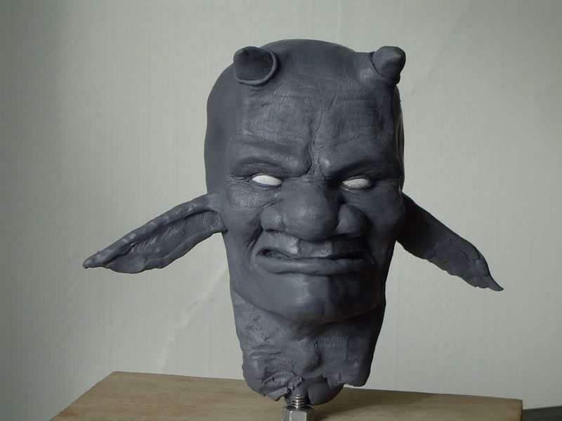 Darf (fimo sculpt) WIP -better pictures of last update - 1st try at sculpting Darf (fimo sculpt) WIP -better pictures of last update - 1st try at sculpting