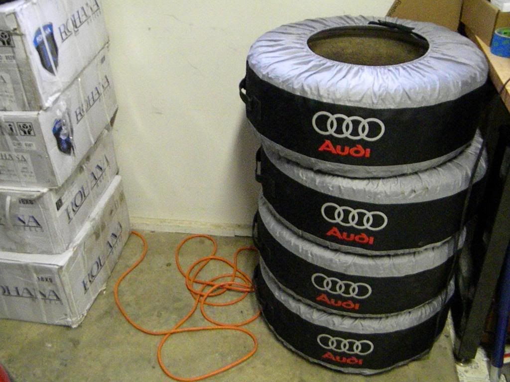 FS Audi wheel/tire covers (spare set covers) VW Vortex Volkswagen