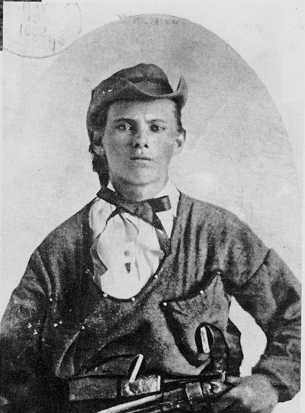 jesse james outlaw biography. Here is a pic of a young Jesse