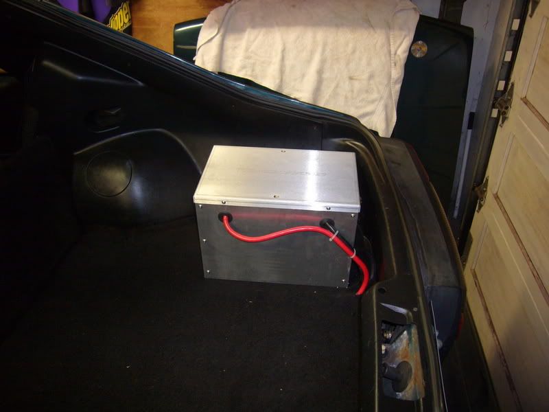 Looking for a clean and complete battery relocation kit Ford Mustang