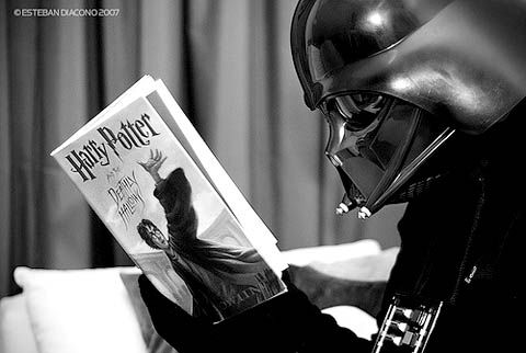 Darth Vader lê Harry Potter