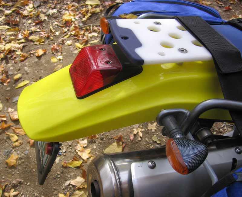 DR650 rear fender/tail light DR ThumperTalk
