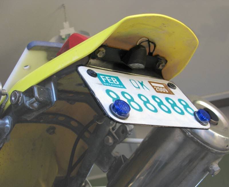dr650 tail tidy