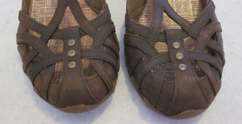 Skechers Caliper Sandals Covered Toe DK Brown Slingback Womens 5 5 New ...