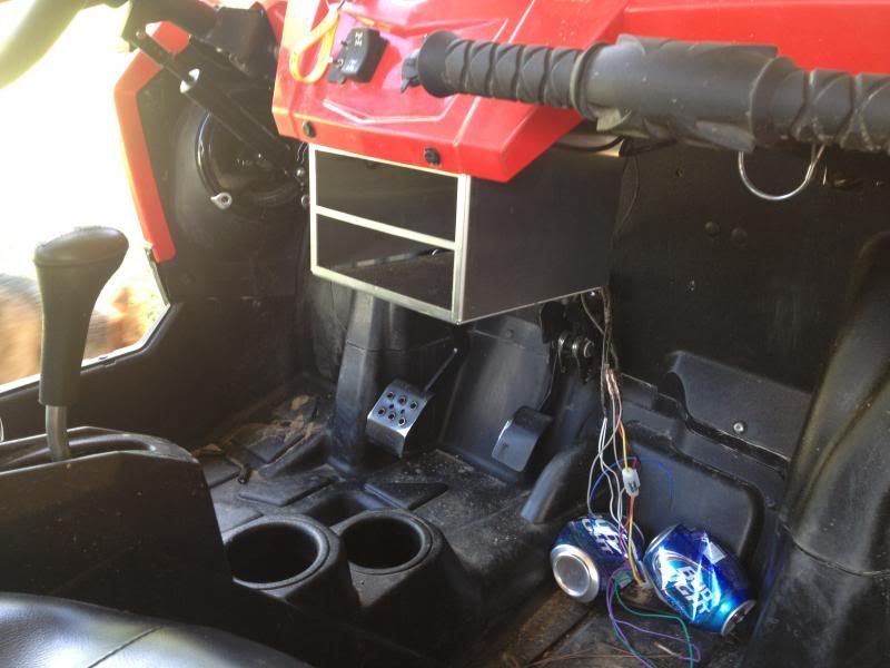 under dash radio box Polaris RZR Forum RZR