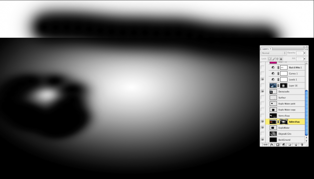 Коллаж "Dark Water" by Julien Brionn *