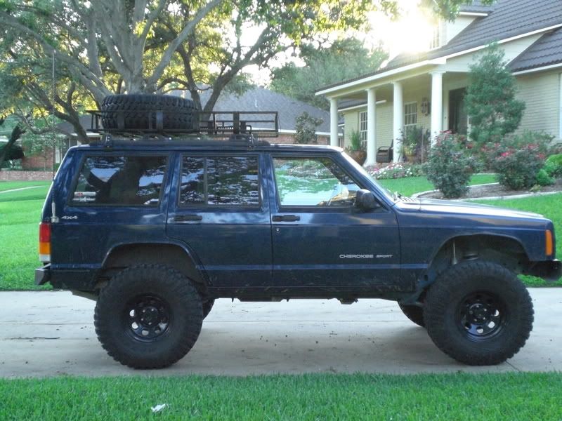 Jeep xj spare tire roof mount #4