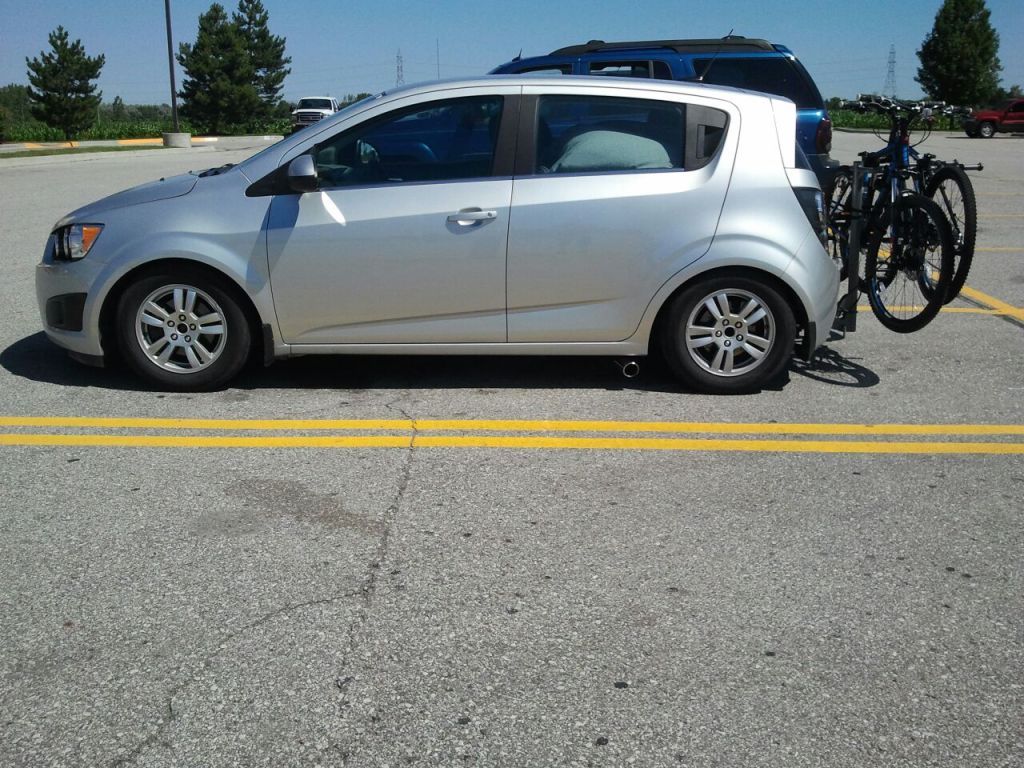 bike rack for chevy sonic hatchback