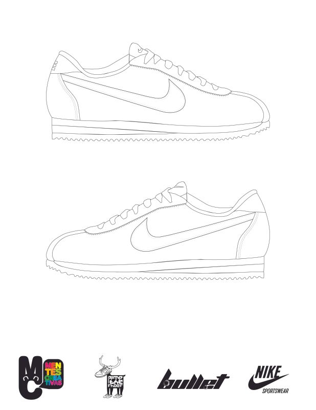Nike Cortez Dibujos Nike Cortez Dibujos