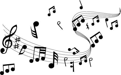 Music Lines and Music Notes Vinyl Wall Art 70