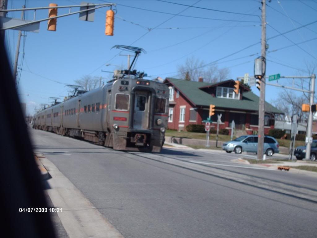 East Bound Crossing Washington St.