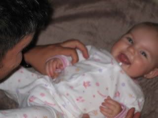 Laughing with daddy