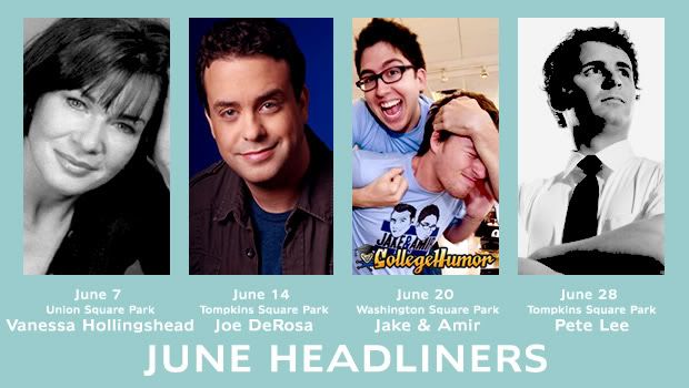 NYLaughs' June 2009 Headliners