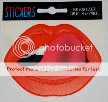 KUSSMUND Lippen Sticker Aufkleber decal *high quality* für club