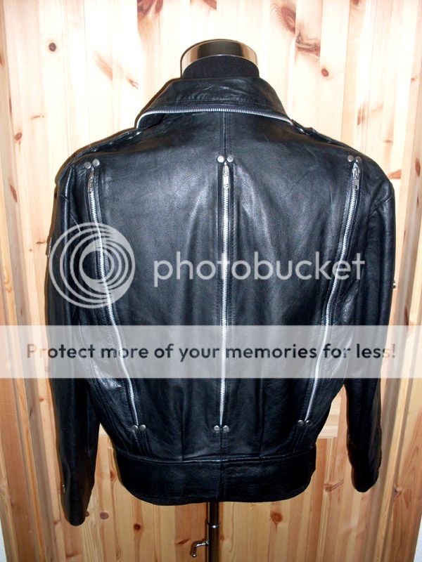 rare vintage 80`s Motorrad Lederjacke 80er Jahre PUNK ROCKER new wave