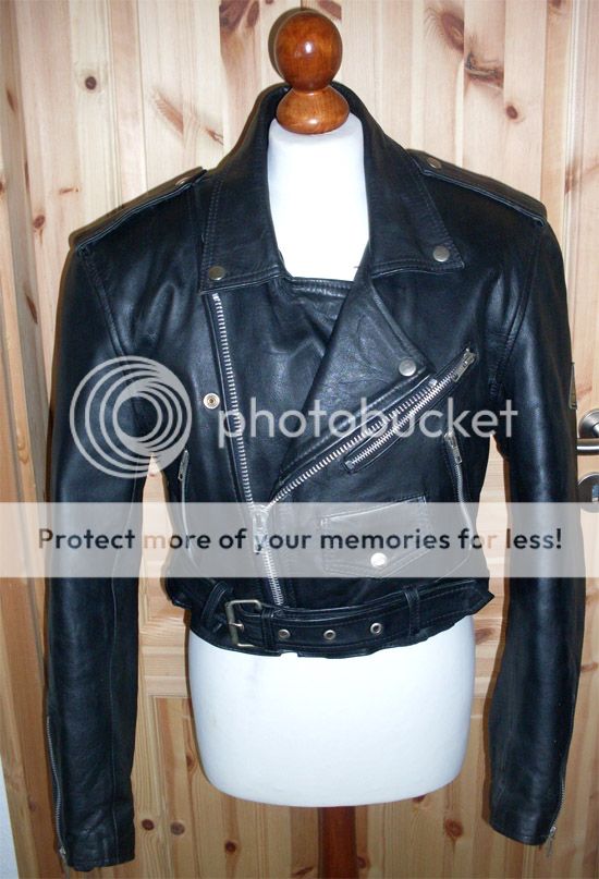 vintage AKITO leather jacket 80 s Motorrad Lederjacke moto cuir emo