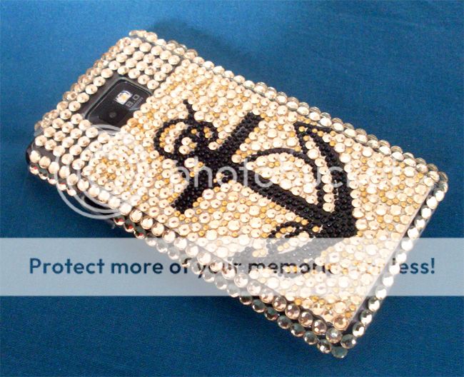 Samsung GALAXY S2 i9100 Strass Glitzer Cover Case ANKER Bling huelle